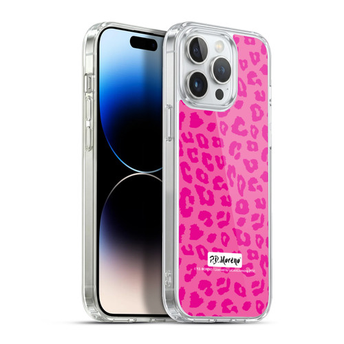 P.D. Moreno Patterns Pink Leopard Soft Gel Case for Apple iPhone 13 Pro Max & MagSafe