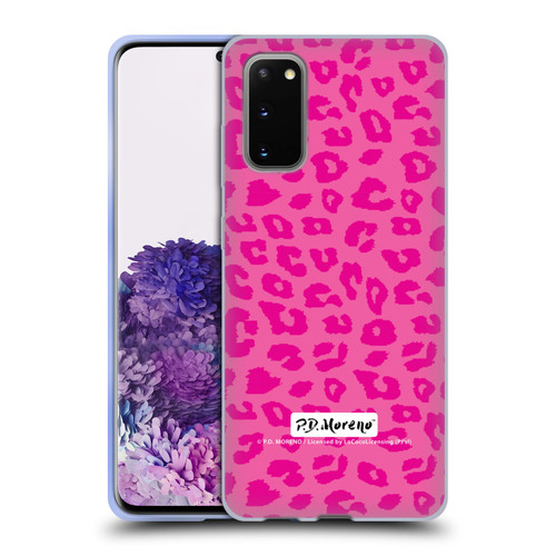 P.D. Moreno Patterns Pink Leopard Soft Gel Case for Samsung Galaxy S20 / S20 5G