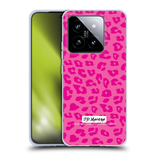 P.D. Moreno Patterns Pink Leopard Soft Gel Case for Xiaomi 14