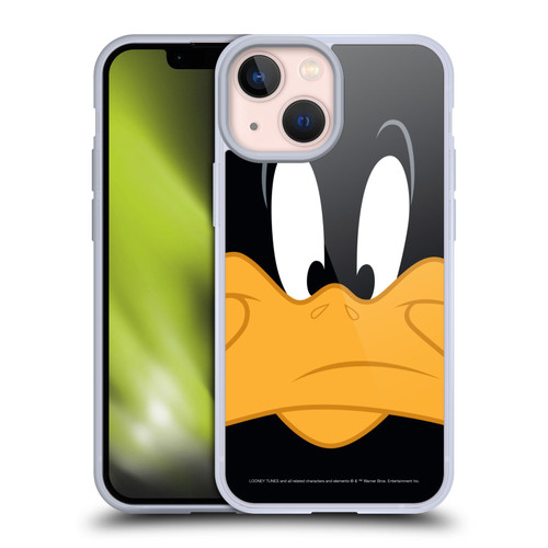 Looney Tunes Full Face Daffy Duck Soft Gel Case for Apple iPhone 13 Mini