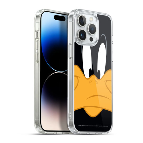 Looney Tunes Full Face Daffy Duck Soft Gel Case for Apple iPhone 13 Pro Max
