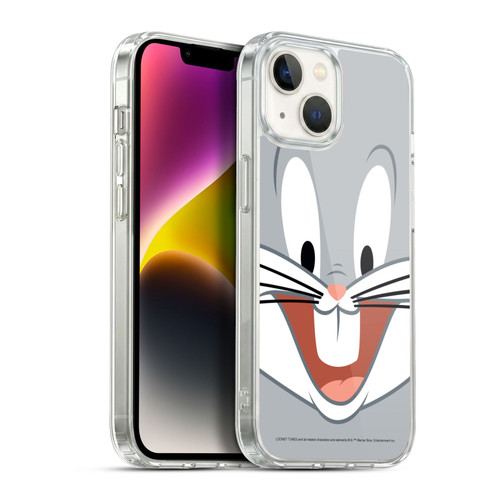 Looney Tunes Full Face Bugs Bunny Soft Gel Case for Apple iPhone 14
