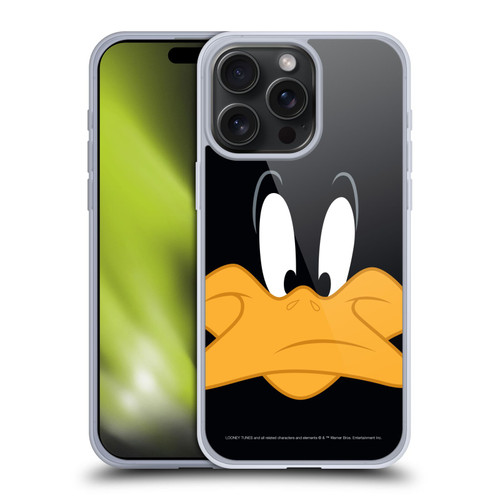 Looney Tunes Full Face Daffy Duck Soft Gel Case for Apple iPhone 15 Pro Max