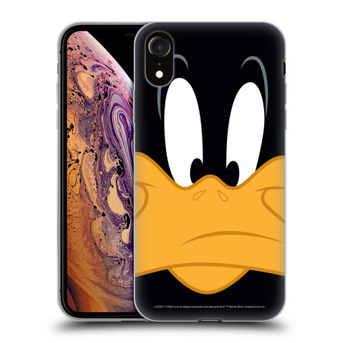 Looney Tunes Full Face Daffy Duck Soft Gel Case for Apple iPhone XR