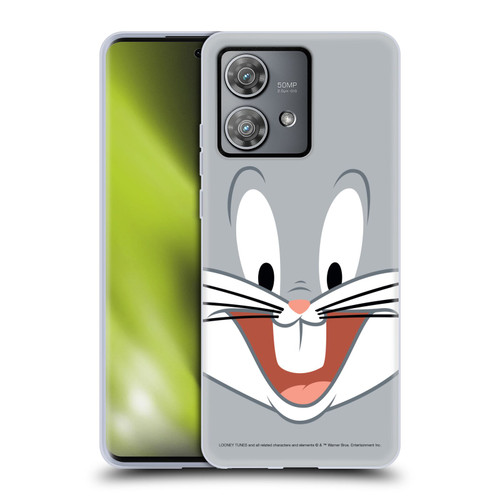 Looney Tunes Full Face Bugs Bunny Soft Gel Case for Motorola Edge 40 Neo 5G