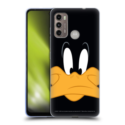 Looney Tunes Full Face Daffy Duck Soft Gel Case for Motorola Moto G60 / Moto G40 Fusion
