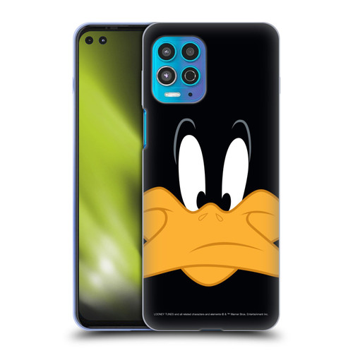 Looney Tunes Full Face Daffy Duck Soft Gel Case for Motorola Moto G100