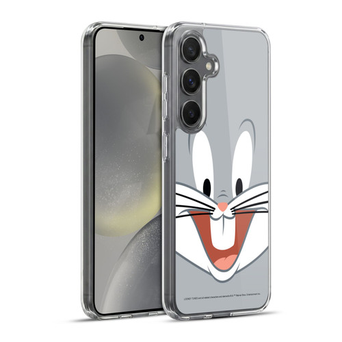 Looney Tunes Full Face Bugs Bunny Soft Gel Case for Samsung Galaxy S24+ 5G