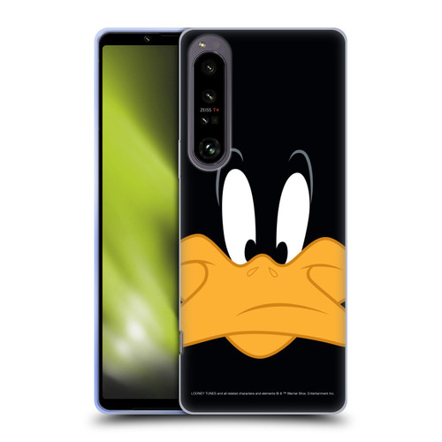 Looney Tunes Full Face Daffy Duck Soft Gel Case for Sony Xperia 1 IV
