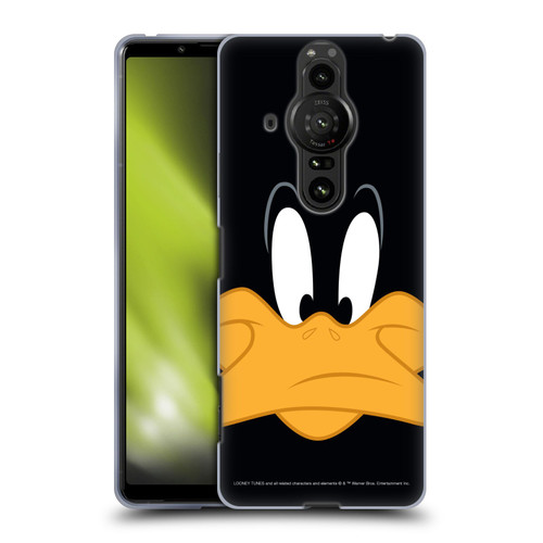 Looney Tunes Full Face Daffy Duck Soft Gel Case for Sony Xperia Pro-I