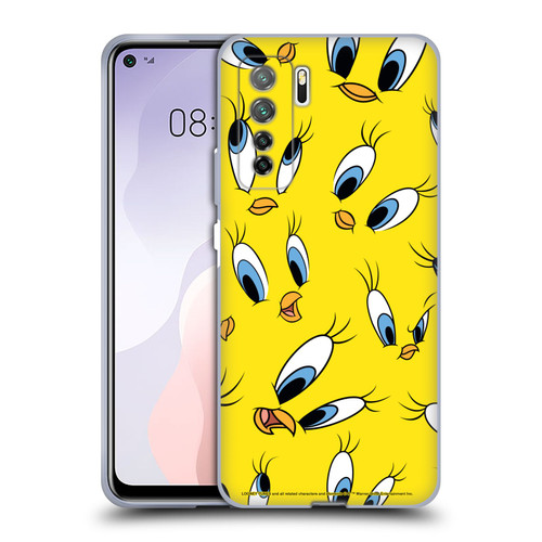 Looney Tunes Patterns Tweety Soft Gel Case for Huawei Nova 7 SE/P40 Lite 5G