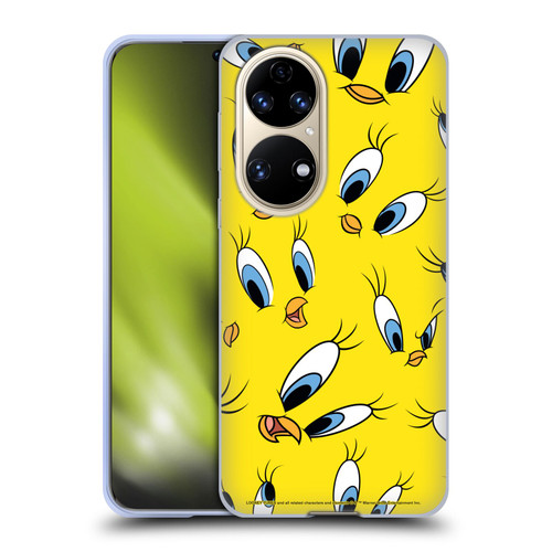 Looney Tunes Patterns Tweety Soft Gel Case for Huawei P50