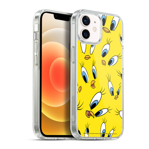 Looney Tunes Patterns Tweety Soft Gel Case for Apple iPhone 12 / iPhone 12 Pro & MagSafe