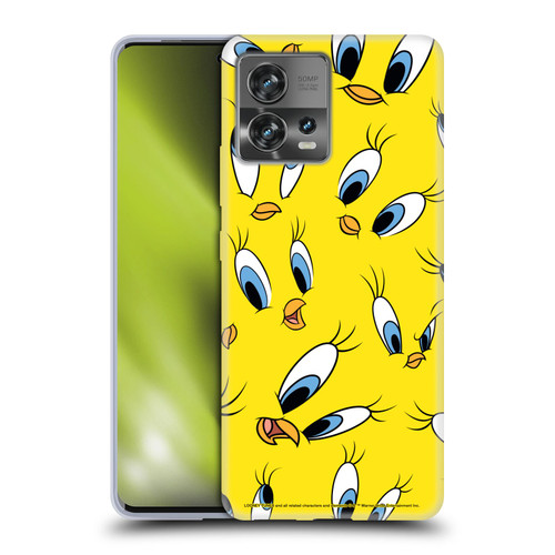 Looney Tunes Patterns Tweety Soft Gel Case for Motorola Moto Edge 30 Fusion