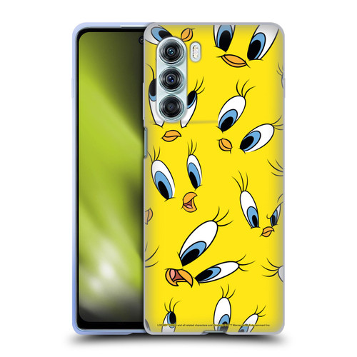 Looney Tunes Patterns Tweety Soft Gel Case for Motorola Edge S30 / Moto G200 5G