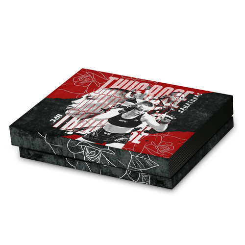 UFC Rose Namajunas Distressed Vinyl Sticker Skin Decal Cover for Microsoft Xbox One X Console