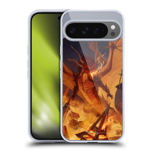 Piya Wannachaiwong Dragons Of Fire Dragonfire Soft Gel Case for Google Pixel 9 Pro XL