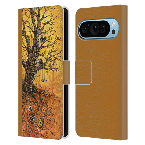 David Lozeau Colourful Art Tree Of Life Leather Book Wallet Case Cover For Google Pixel 9 / Pixel 9 Pro