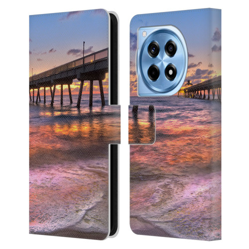Celebrate Life Gallery Beaches Lace Leather Book Wallet Case Cover For OnePlus 12R
