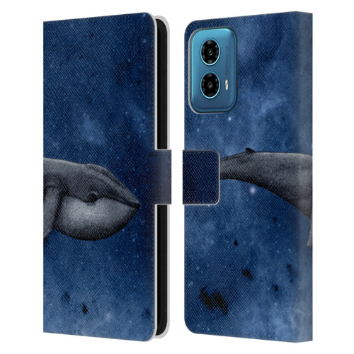 Barruf Animals The Whale Leather Book Wallet Case Cover For Motorola Moto G34 5G