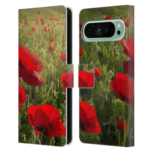 Celebrate Life Gallery Florals Waiting For The Morning Leather Book Wallet Case Cover For Google Pixel 9 Pro XL