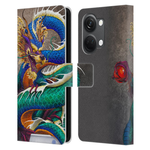 Stanley Morrison Dragons Asian Sake Drink Leather Book Wallet Case Cover For OnePlus Nord 3 5G