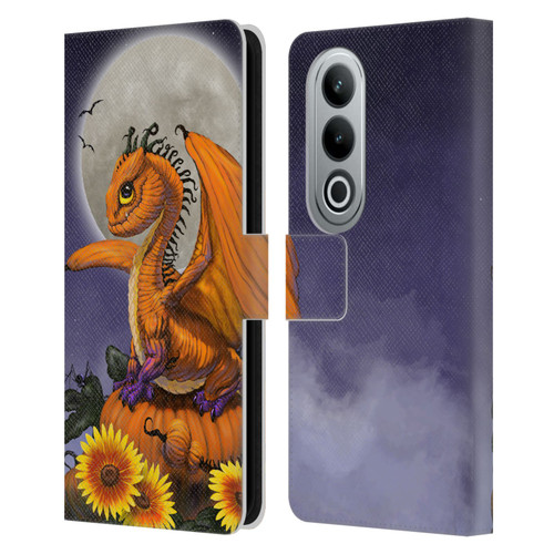 Stanley Morrison Dragons 3 Halloween Pumpkin Leather Book Wallet Case Cover For OPPO OnePlus Ace 3V 5G