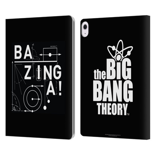 The Big Bang Theory Bazinga Physics Leather Book Wallet Case Cover For Apple iPad Air 13 2024