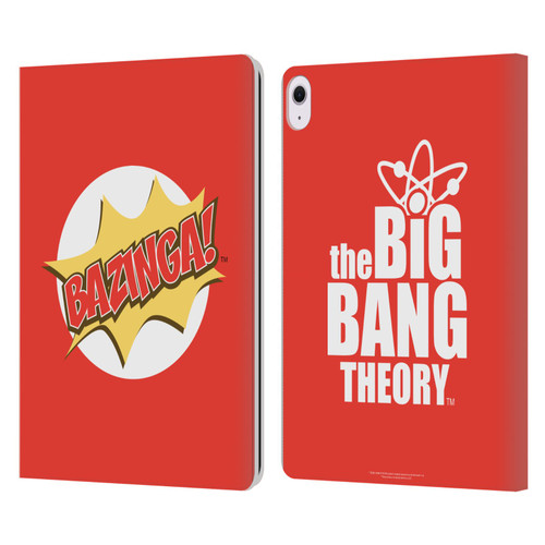 The Big Bang Theory Bazinga Pop Art Leather Book Wallet Case Cover For Apple iPad Air 13 2024