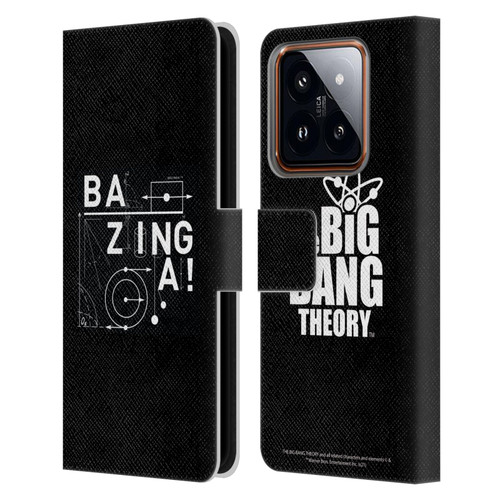 The Big Bang Theory Bazinga Physics Leather Book Wallet Case Cover For Xiaomi 14