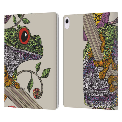 Valentina Animals And Floral Phileus Frog Leather Book Wallet Case Cover For Apple iPad Air 13 2024