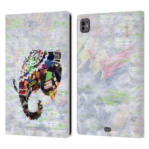 Artpoptart Animals Elephant Leather Book Wallet Case Cover For Apple iPad Pro 11 M4 2024