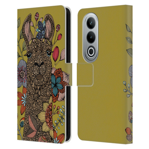 Valentina Animals And Floral Llama Leather Book Wallet Case Cover For OPPO OnePlus Ace 3V 5G