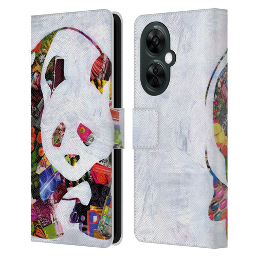 Artpoptart Animals Panda Leather Book Wallet Case Cover For OnePlus Nord CE 3 Lite 5G