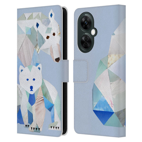 Artpoptart Animals Polar Bears Leather Book Wallet Case Cover For OnePlus Nord CE 3 Lite 5G