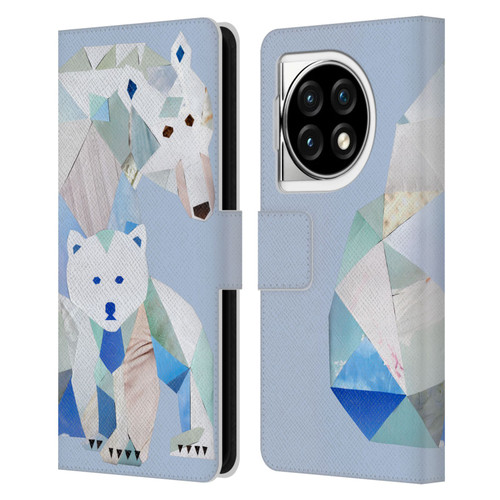 Artpoptart Animals Polar Bears Leather Book Wallet Case Cover For OPPO OnePlus Ace 3 5G