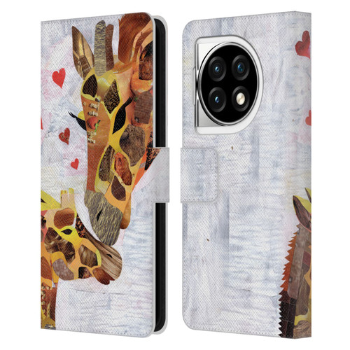 Artpoptart Animals Sweet Giraffes Leather Book Wallet Case Cover For OPPO OnePlus Ace 3 5G