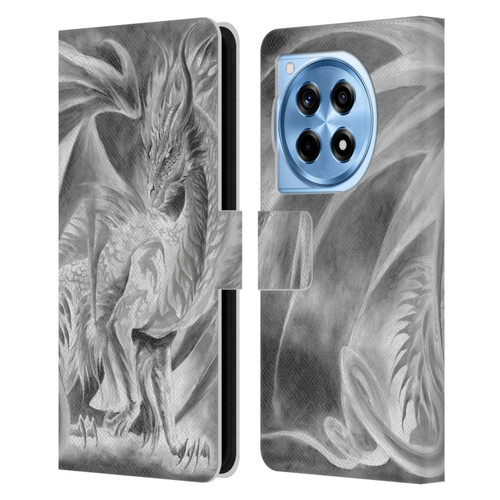 Ruth Thompson Dragons Silver Ice Leather Book Wallet Case Cover For OnePlus 12R