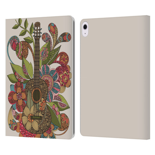 Valentina Bloom Ever Guitar Leather Book Wallet Case Cover For Apple iPad Air 13 2024