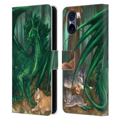 Ruth Thompson Dragons Lord of the Forest Leather Book Wallet Case Cover For Sony Xperia 5 V 5G
