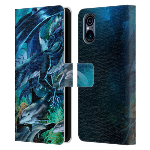 Ruth Thompson Dragons Sea Frolic Leather Book Wallet Case Cover For Sony Xperia 5 V 5G