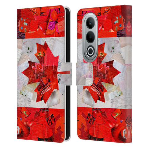 Artpoptart Flags Canada Leather Book Wallet Case Cover For OPPO OnePlus Ace 3V 5G