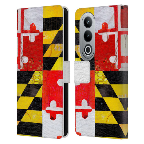 Artpoptart Flags Maryland Leather Book Wallet Case Cover For OPPO OnePlus Ace 3V 5G