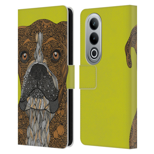 Valentina Dogs Boxer Leather Book Wallet Case Cover For OPPO OnePlus Ace 3V 5G