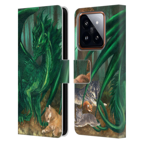 Ruth Thompson Dragons Lord of the Forest Leather Book Wallet Case Cover For Xiaomi 14