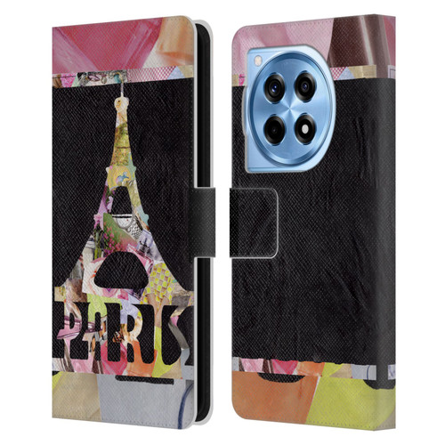 Artpoptart Travel Paris Leather Book Wallet Case Cover For OnePlus 12R
