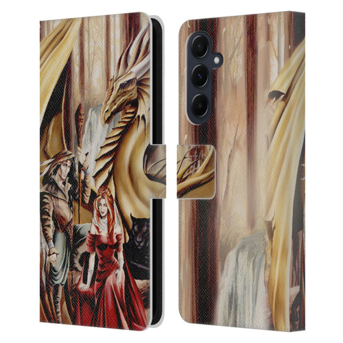 Ruth Thompson Dragons 2 Gathering Leather Book Wallet Case Cover For Samsung Galaxy A55 5G