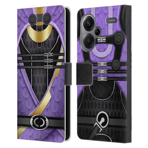 EA Bioware Mass Effect Armor Collection Tali'Zorah nar Rayya Leather Book Wallet Case Cover For Xiaomi Redmi Note 13 Pro Plus 5G