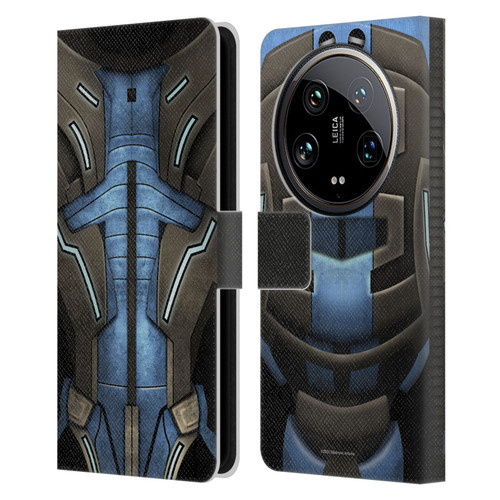 EA Bioware Mass Effect Armor Collection Garrus Vakarian Leather Book Wallet Case Cover For Xiaomi 14 Ultra