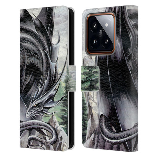 Ruth Thompson Dragons 2 Morning Stretch Leather Book Wallet Case Cover For Xiaomi 14
